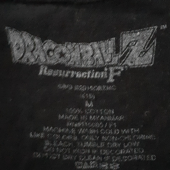 Dragon Ball Z Resurrection F T-Shirt Men's Size M - Picture 2 of 6